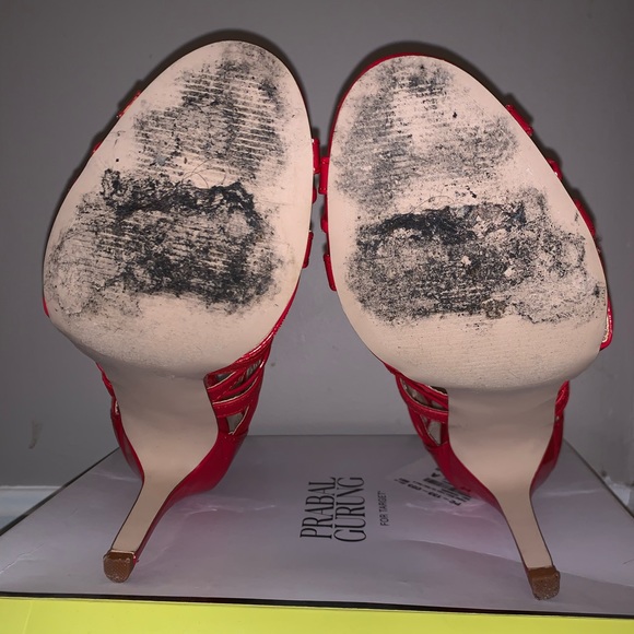 Prabal Gurung for Target - Red Lace Up Heels - Picture 8 of 8